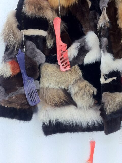 Fur Coat With Combs