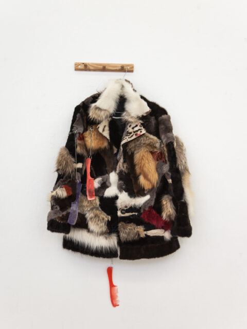 Fur Coat With Combs